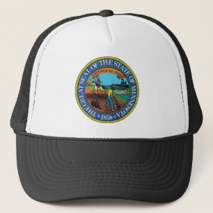 Gorra De Camionero Sello del estado de Minnesota