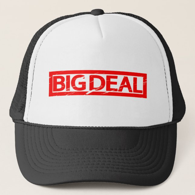 Gorra De Camionero Sello del gran negocio (Anverso)