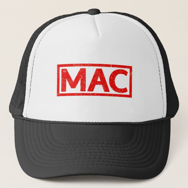 Gorra De Camionero Sello del mac (Anverso)