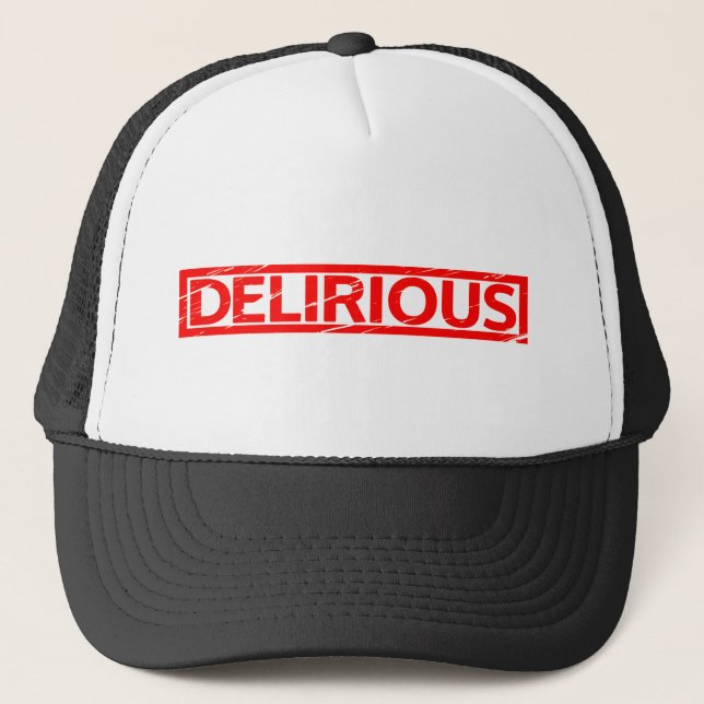 Gorra De Camionero Sello Delirio (Anverso)