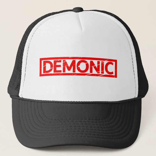 Gorra De Camionero Sello Demónico (Anverso)