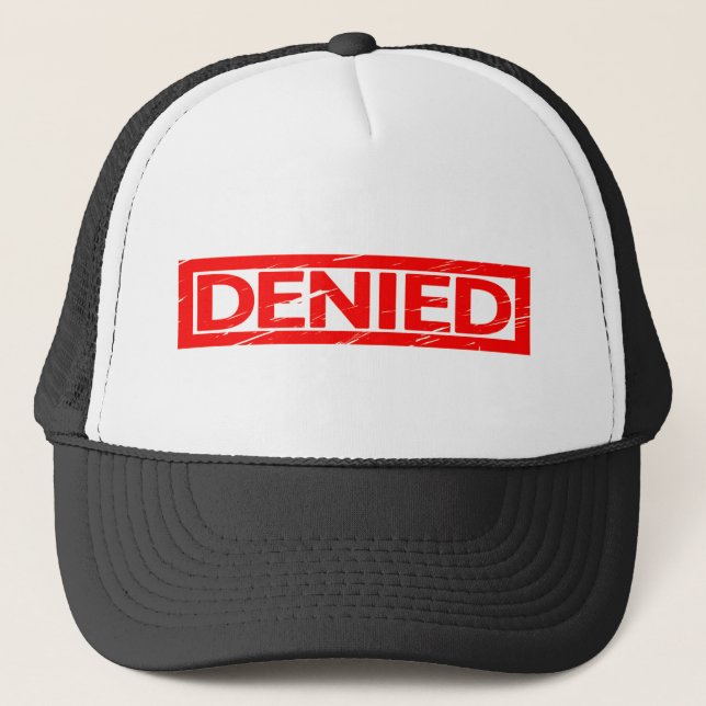 Gorra De Camionero Sello denegado (Anverso)