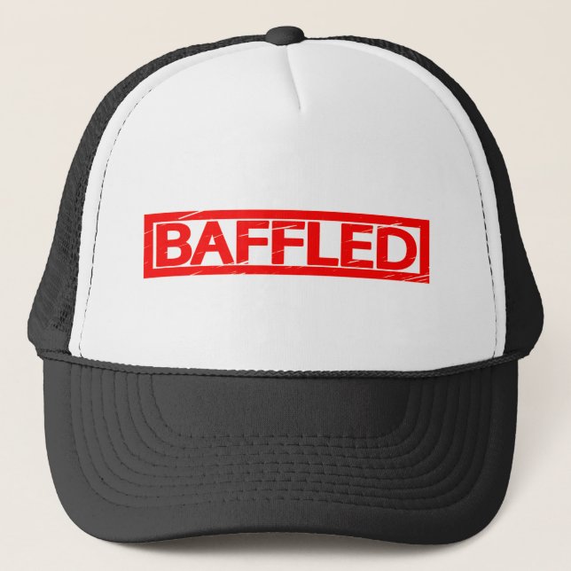 Gorra De Camionero Sello desconcertado (Anverso)