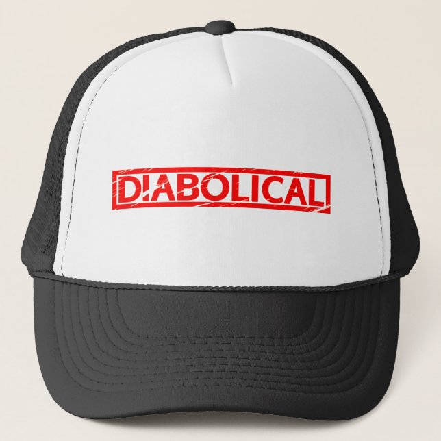 Gorra De Camionero Sello diabólico (Anverso)