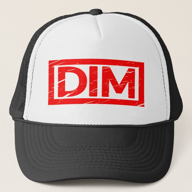 Gorra De Camionero Sello Dim (Anverso)