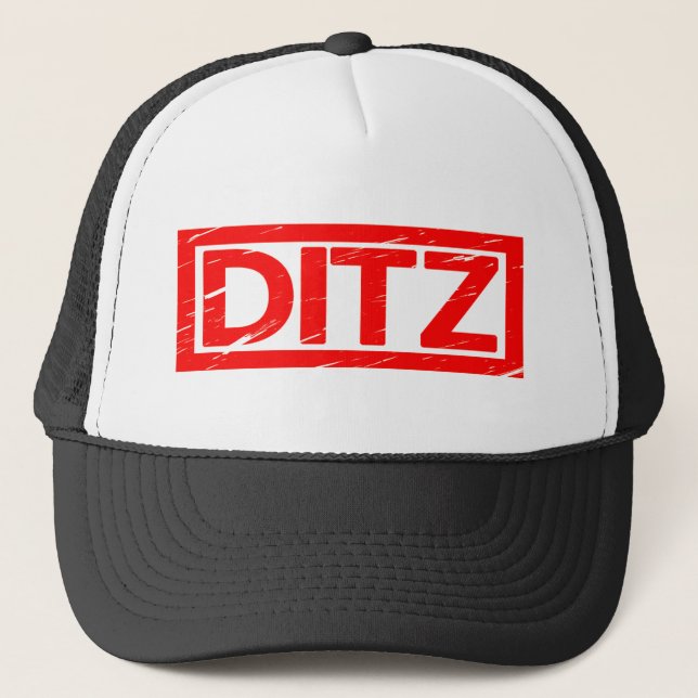 Gorra De Camionero Sello Ditz (Anverso)