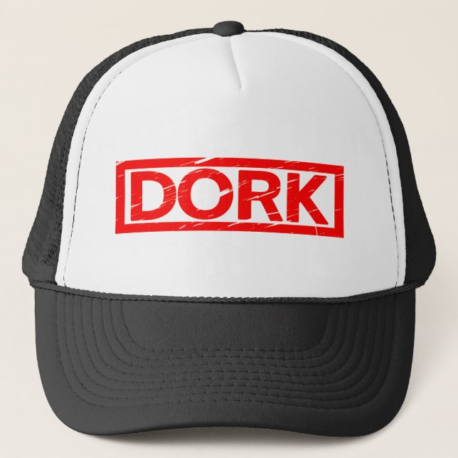 Gorra De Camionero Sello Dork (Anverso)