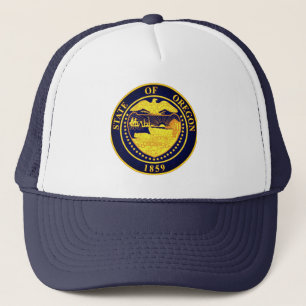 Gorra De Camionero Sello estatal de Oregón