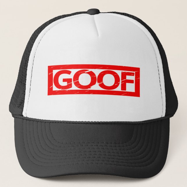 Gorra De Camionero Sello Goof (Anverso)