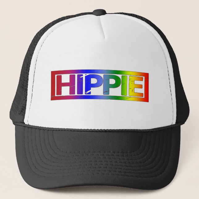 Gorra De Camionero Sello Hippie (Anverso)