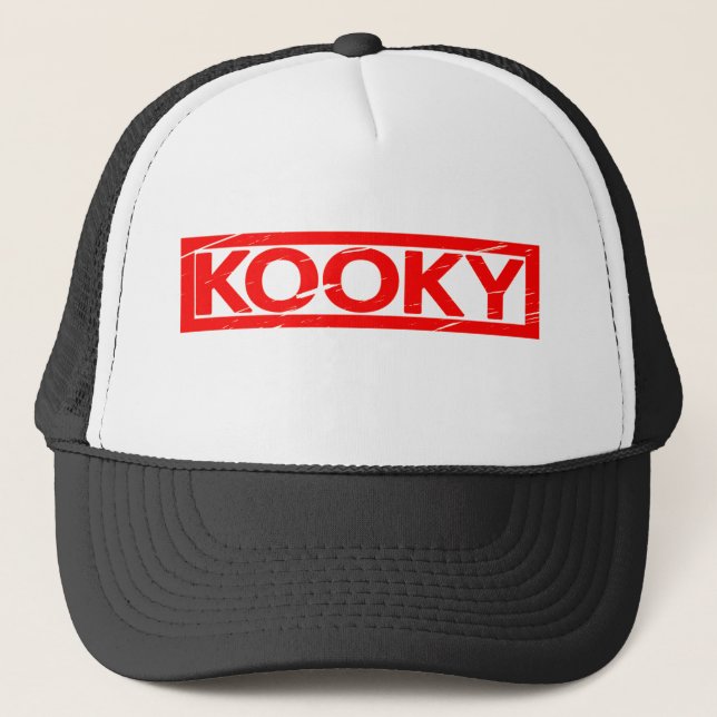 Gorra De Camionero Sello Kooky (Anverso)