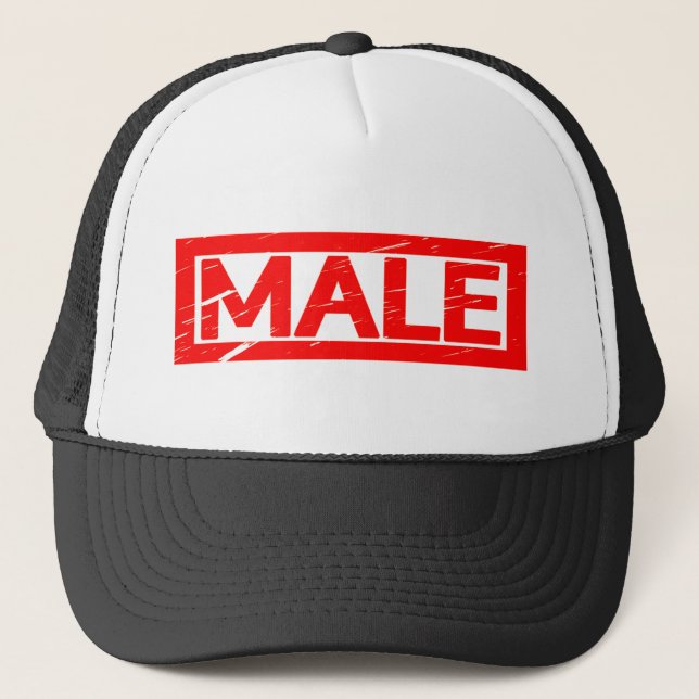 Gorra De Camionero Sello masculino (Anverso)