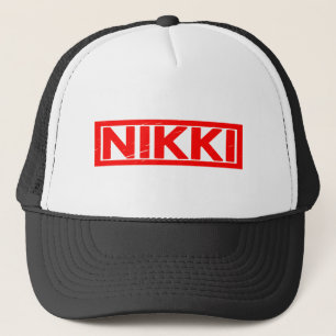 Gorra De Camionero Sello Nikki