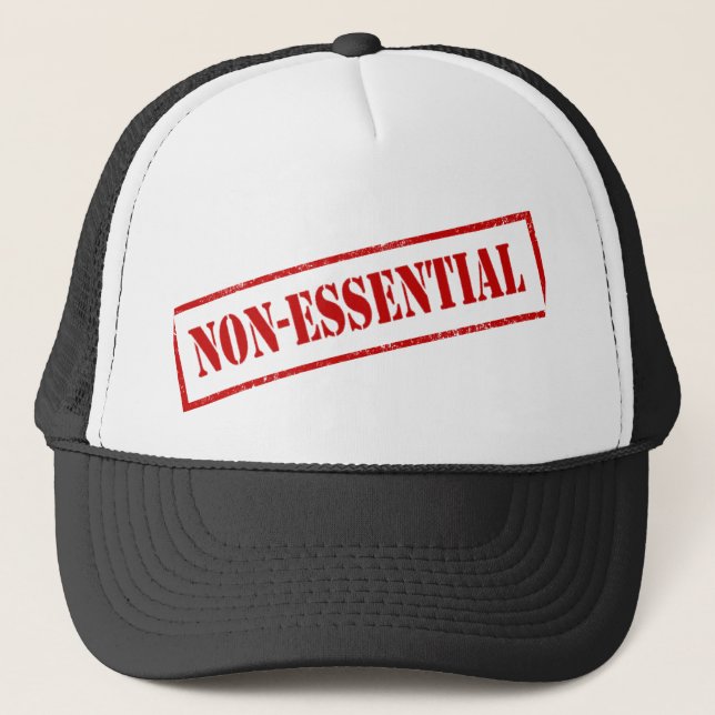 Gorra De Camionero Sello no esencial (Anverso)