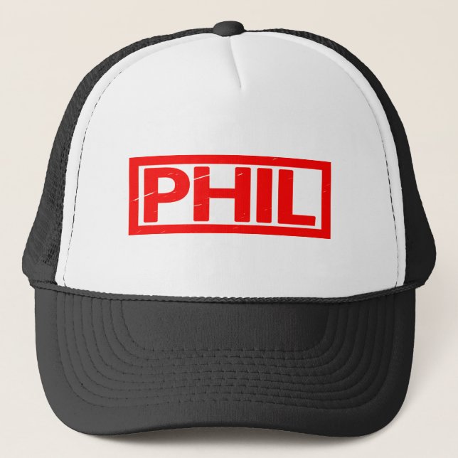 Gorra De Camionero Sello Phil (Anverso)