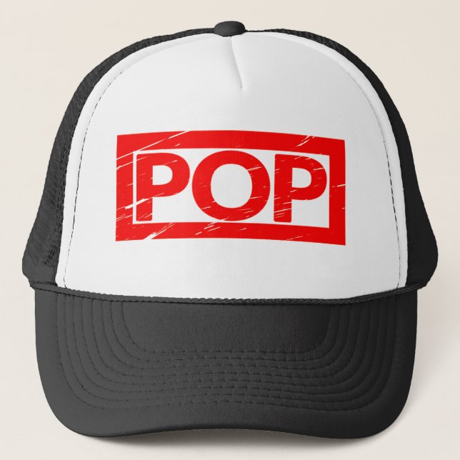 Gorra De Camionero Sello pop (Anverso)