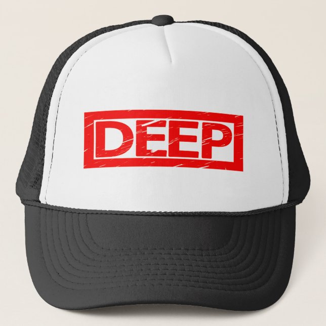 Gorra De Camionero Sello profundo (Anverso)