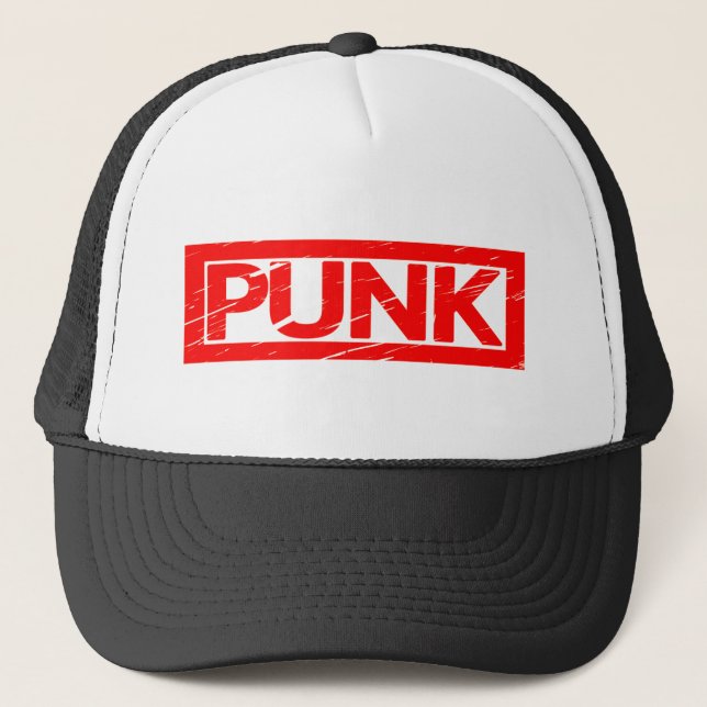 Gorra De Camionero Sello Punk (Anverso)
