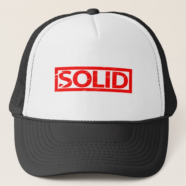 Gorra De Camionero Sello sólido (Anverso)