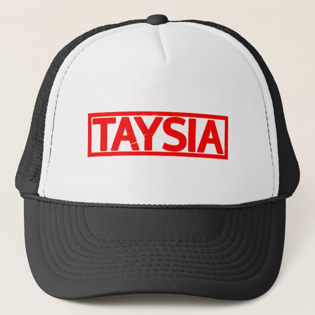 Gorra De Camionero Sello Taysia (Anverso)