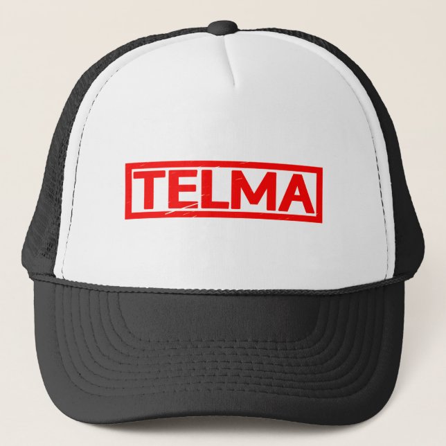 Gorra De Camionero Sello Telma (Anverso)