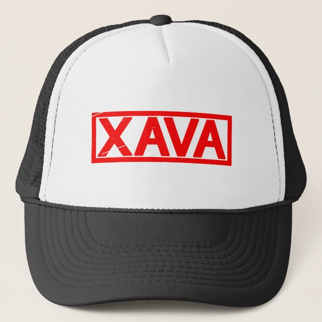 Gorra De Camionero Sello Xava (Anverso)