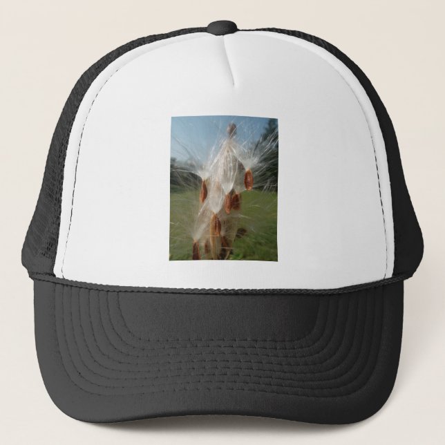Gorra De Camionero Semillas flotantes de hierba láctea Imprimir/Gráfi (Anverso)