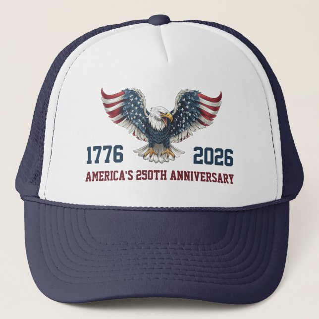 Gorra De Camionero Semiquincentennial America's 250th Anniversary (Anverso)