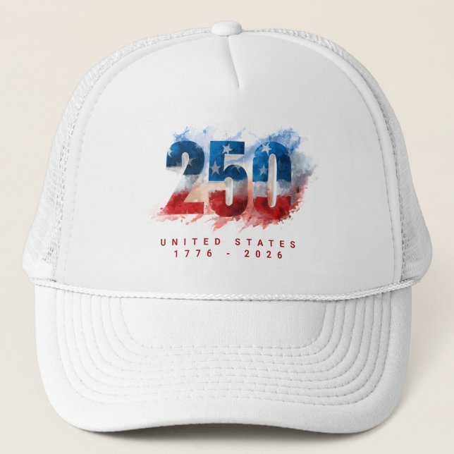 Gorra De Camionero Semiquincentennial USA America's 250th Anniversary (Anverso)