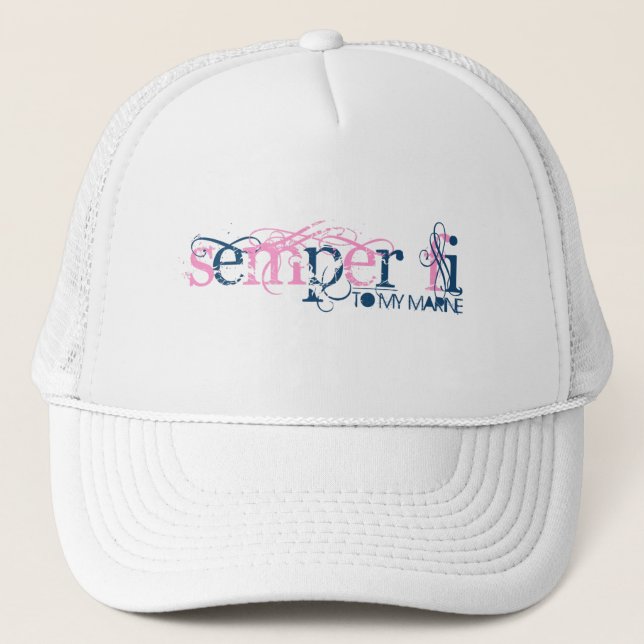 Gorra De Camionero Semper Fi a mi infante de marina (Anverso)