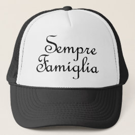 Gorra De Camionero Sempre familia - italiano - siempre familia
