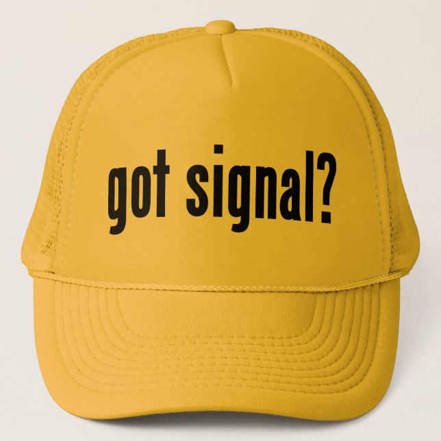 Gorra De Camionero ¿señal conseguida? (Anverso)