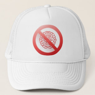 Gorra De Camionero señal de prohibición de usar inteligencia artifici