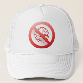 Gorra De Camionero señal de prohibición de usar inteligencia artifici