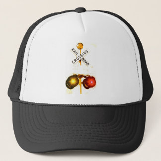 Gorra De Camionero Señales de travesía amarillas y rojas de