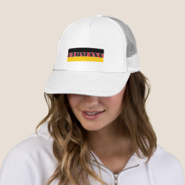 Gorra De Camionero Sencilla bandera alemana moderna de Alemania