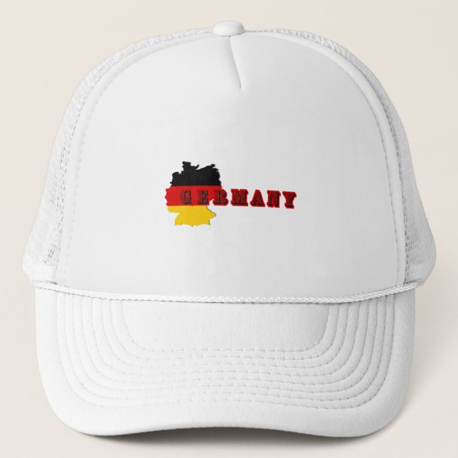 Gorra De Camionero Sencilla Germania moderna Alemania Letra Art Lette (Anverso)