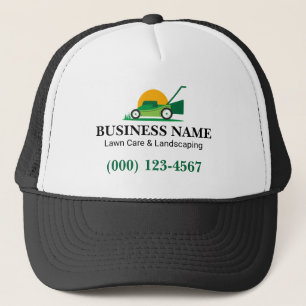 Gorra De Camionero Sencillo cuidado de césped verde y paisajismo