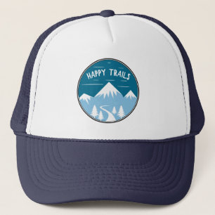 Gorra De Camionero Senderismo feliz