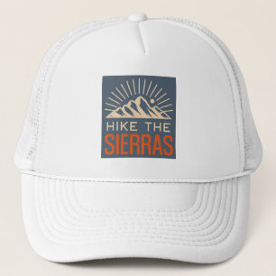 Gorra De Camionero Senderismo Las Sierras California Sunburst