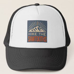 Gorra De Camionero Senderismo Por El Sawtooths Idaho