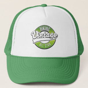 Gorra De Camionero Senderismo Vintage botón de todas las estrellas