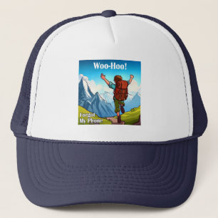 Gorra De Camionero Senderismo Woo-Hoo olvidó mi teléfono