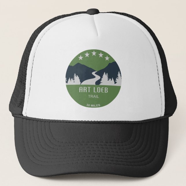Gorra De Camionero Sendero Art Loeb Carolina del Norte (Anverso)