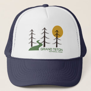 Gorra De Camionero Sendero del Parque Nacional del Gran Tetón
