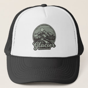 Gorra De Camionero Sendero montañoso del Parque Nacional Glaciar