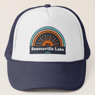 Gorra De Camionero Senecaville Lake Ohio Rainbow