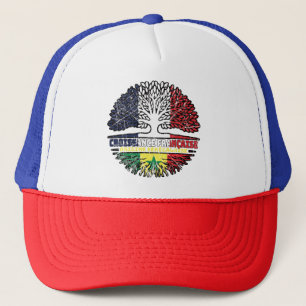 Gorra De Camionero Senegal Senegalés Francia árbol de origen francés 