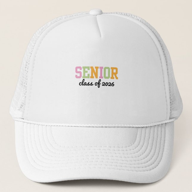 Gorra De Camionero Senior Personalizado (Anverso)