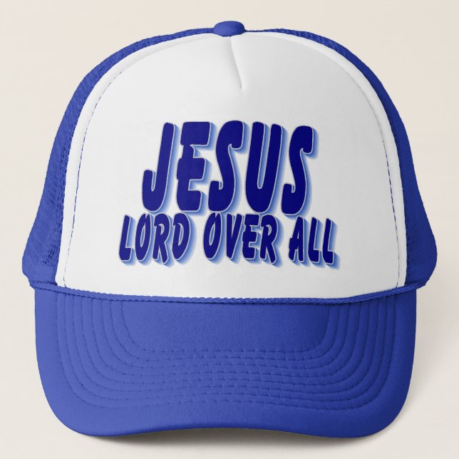 Gorra De Camionero Señor de Jesús sobre todos (Anverso)